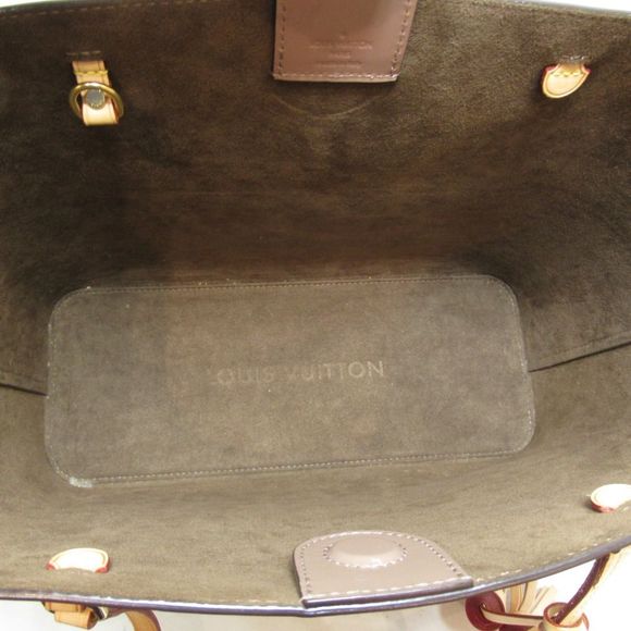 Louis Vuitton Long Beach MM Shoulder Bag Tote Vernis Brown - Picture 3 of 4